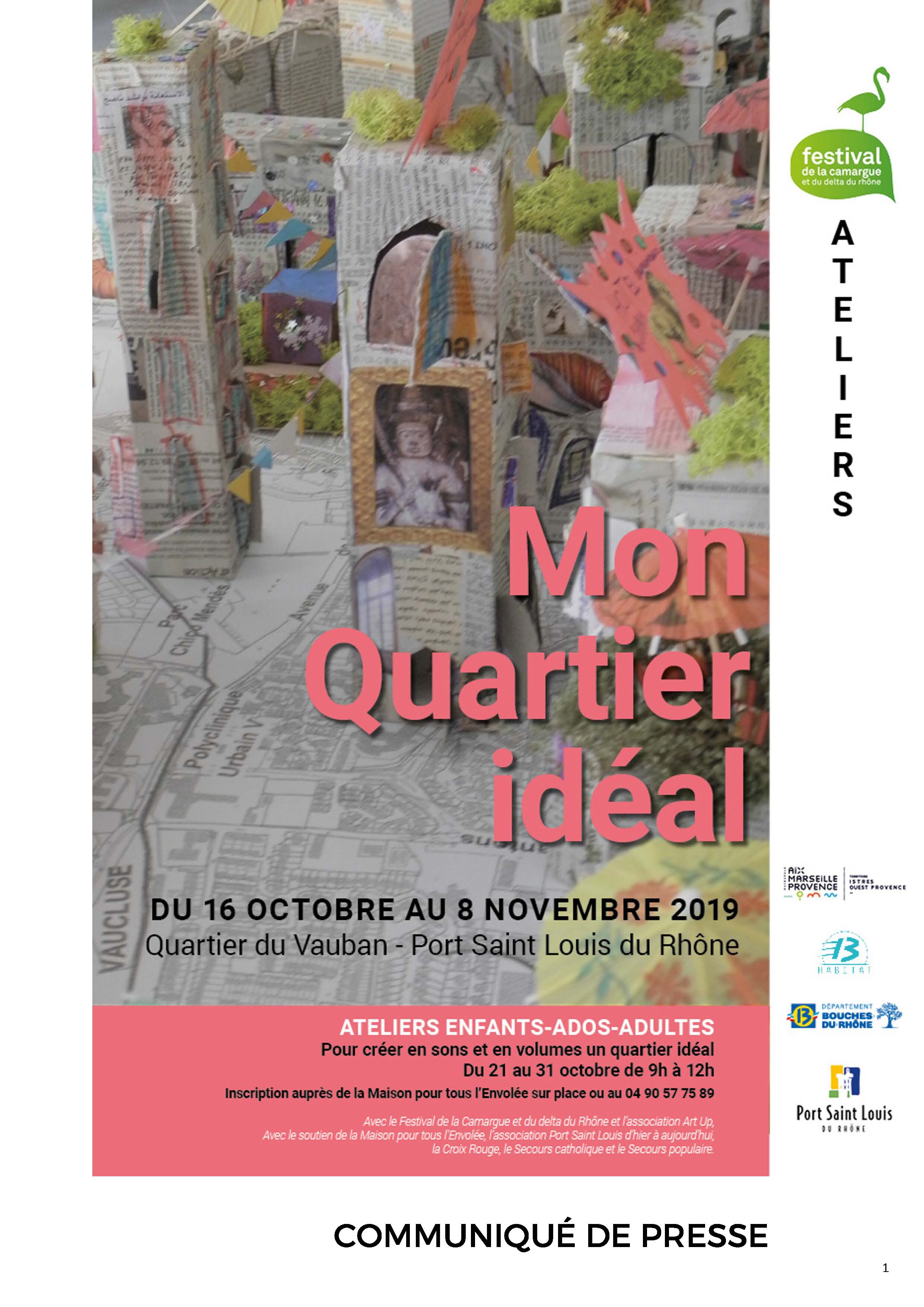 Festival "Mon quartier idéal" Port Saint Louis du Rhône